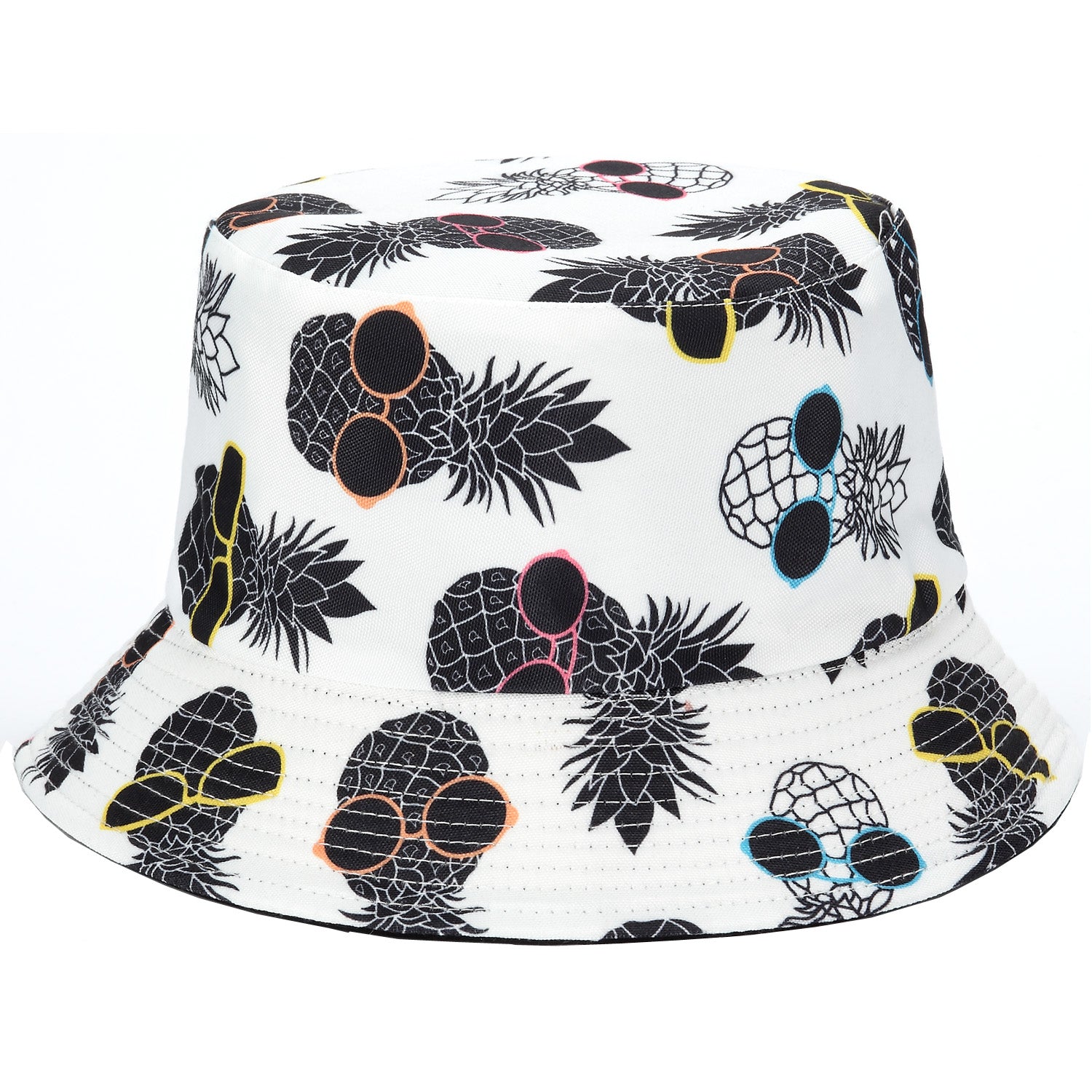 JH903_Whitepineapple - One Piece Hats