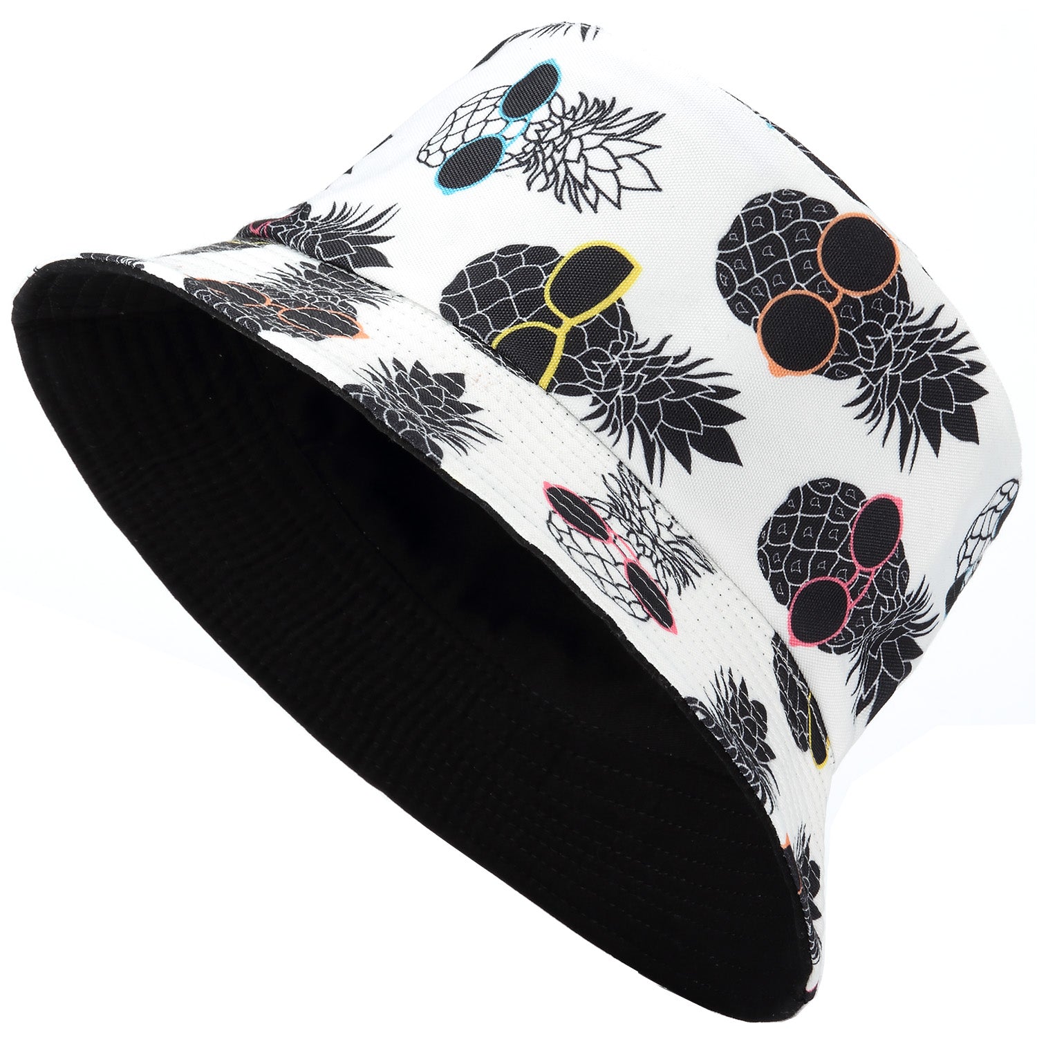 JH903_Whitepineapple - One Piece Hats