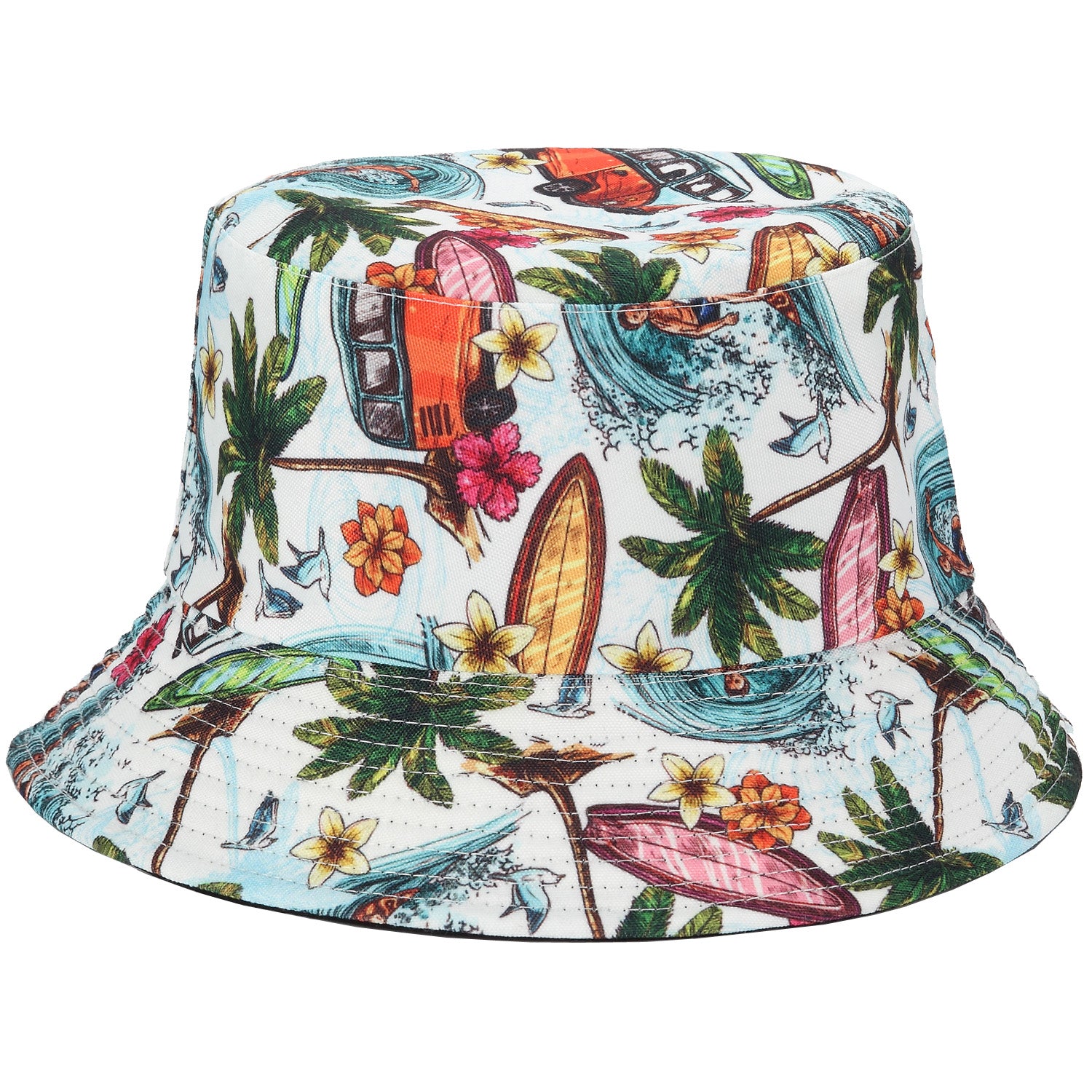 JH904_White- One Piece Hats