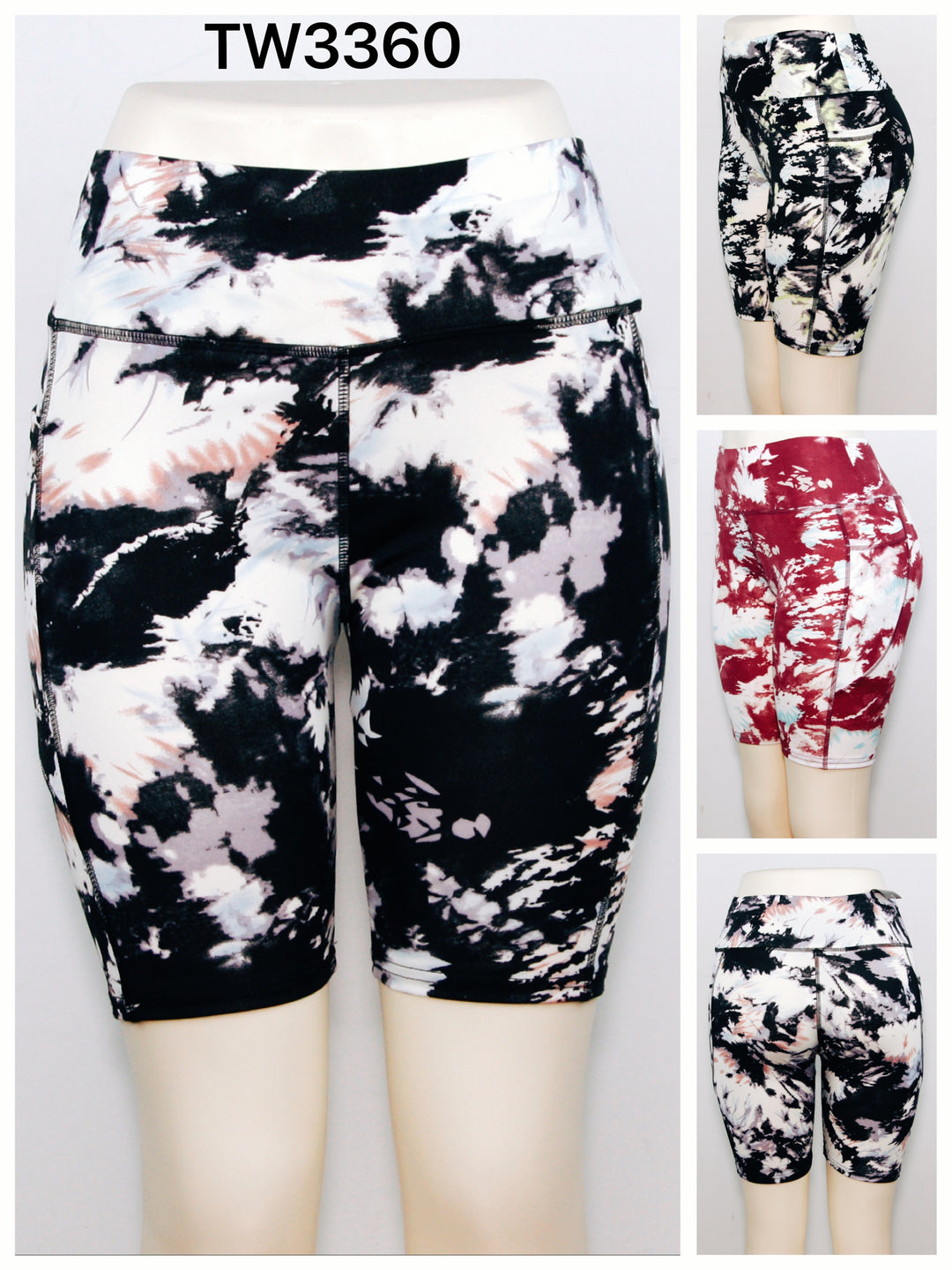 TW3360 - One Dozen Ladies Active Wear Shorts