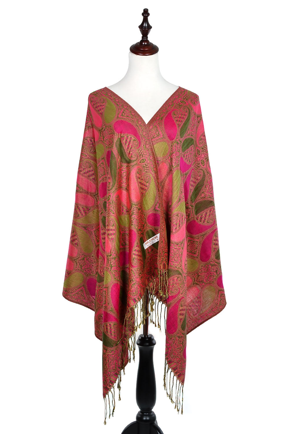 A18_20 - One Piece Pasiley Print Pashmina Shawl Scarf
