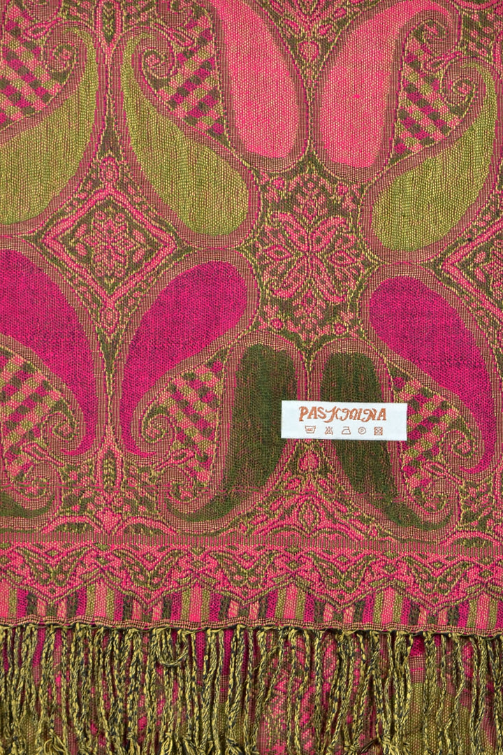 A18_20 - One Piece Pasiley Print Pashmina Shawl Scarf
