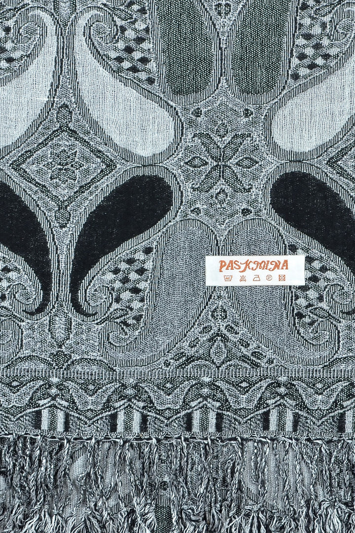 A18_36 - One Piece Pasiley Print Pashmina Shawl Scarf