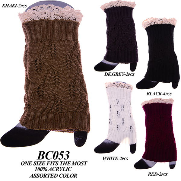 BC053 - One Dozen cable knitted lace trim