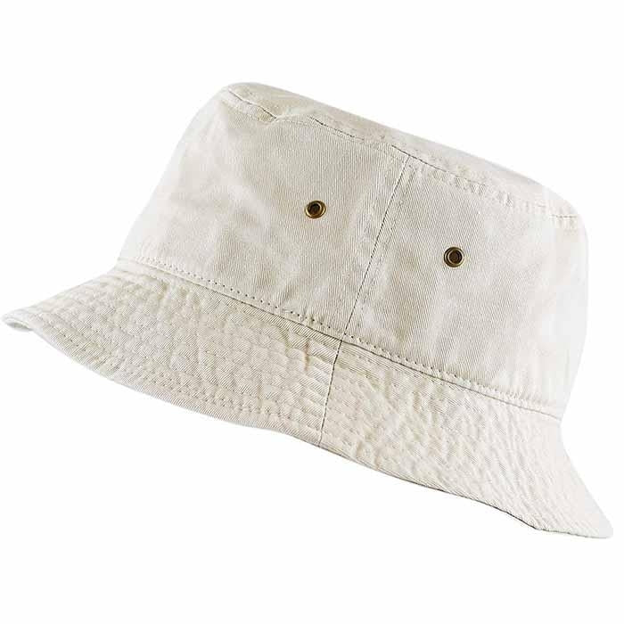 1500_BEIGE - One Piece Solid Color Bucket Hat