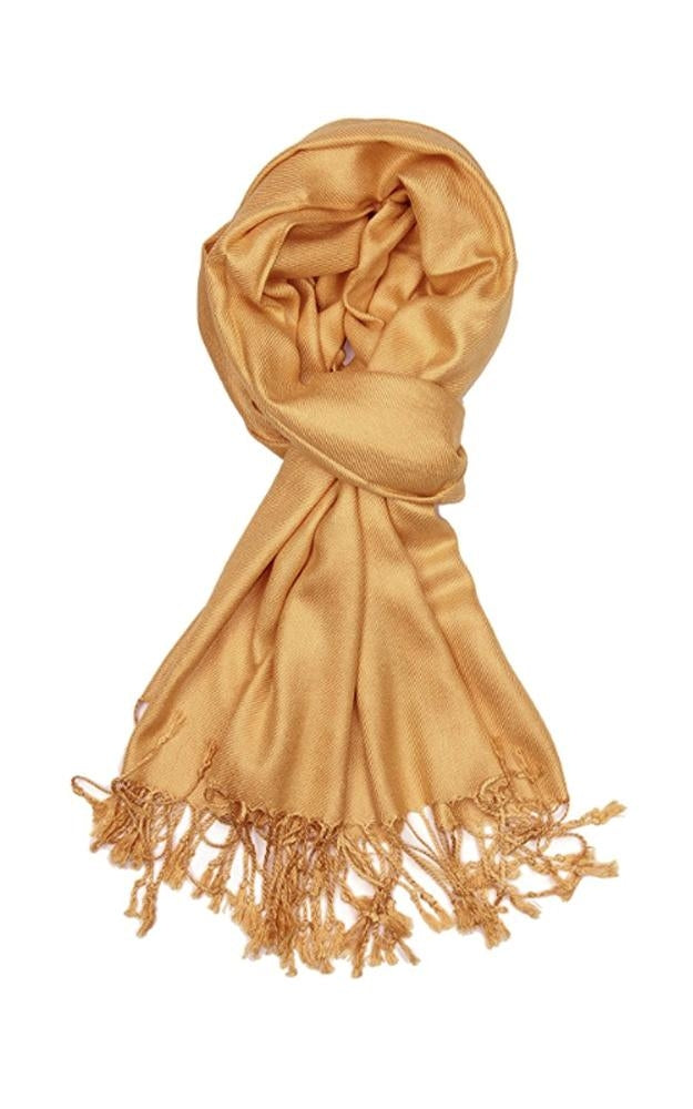 C54 - One Piece Camel Color Fashion Pashmina Shawl Scarf