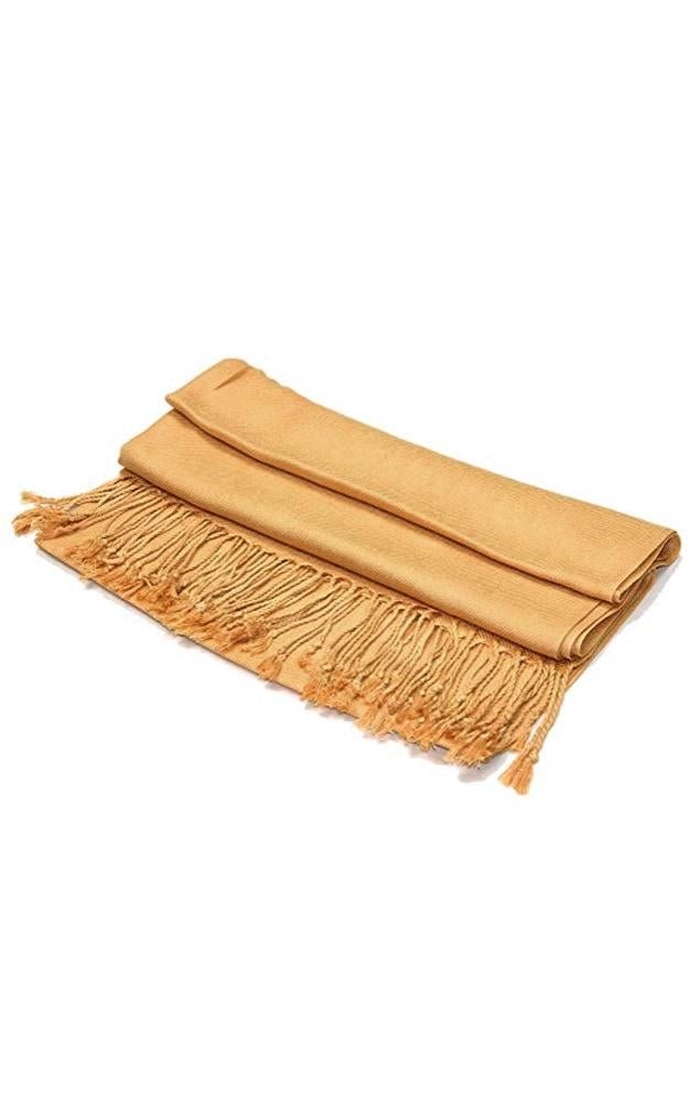 C54 - One Piece Camel Color Fashion Pashmina Shawl Scarf