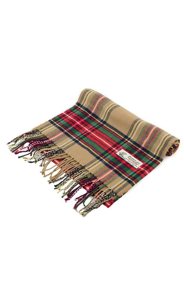 CM28-2 - One Dozen Multi Camel Cashmere Feel Scarves