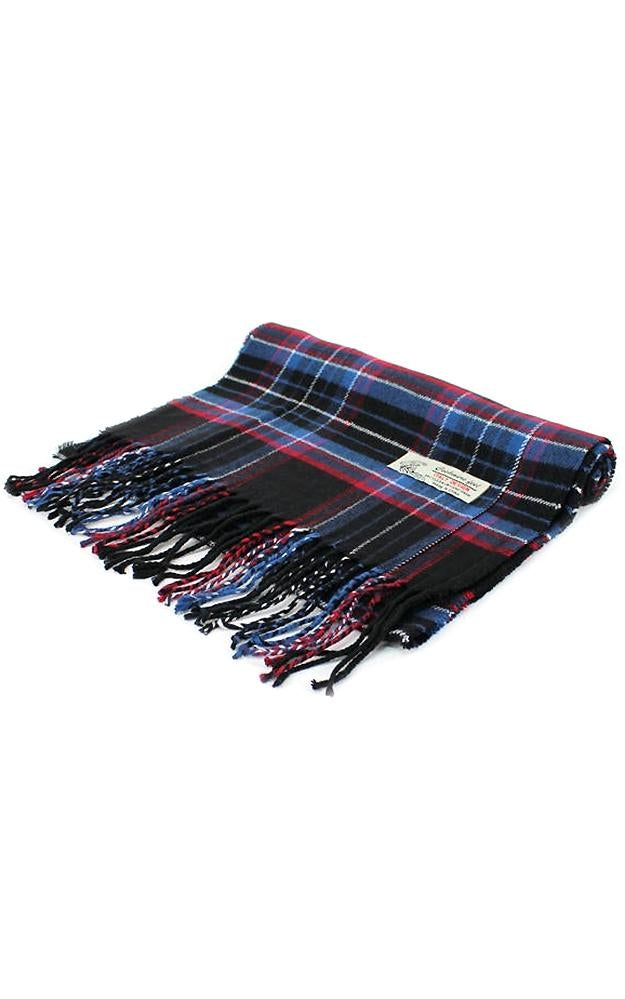 CM28-5 - One Dozen Multi Black Cashmere Feel Scarves