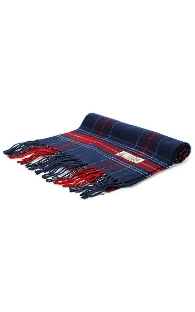 CM28-6 - One Dozen Multi Navy Cashmere Feel Scarves