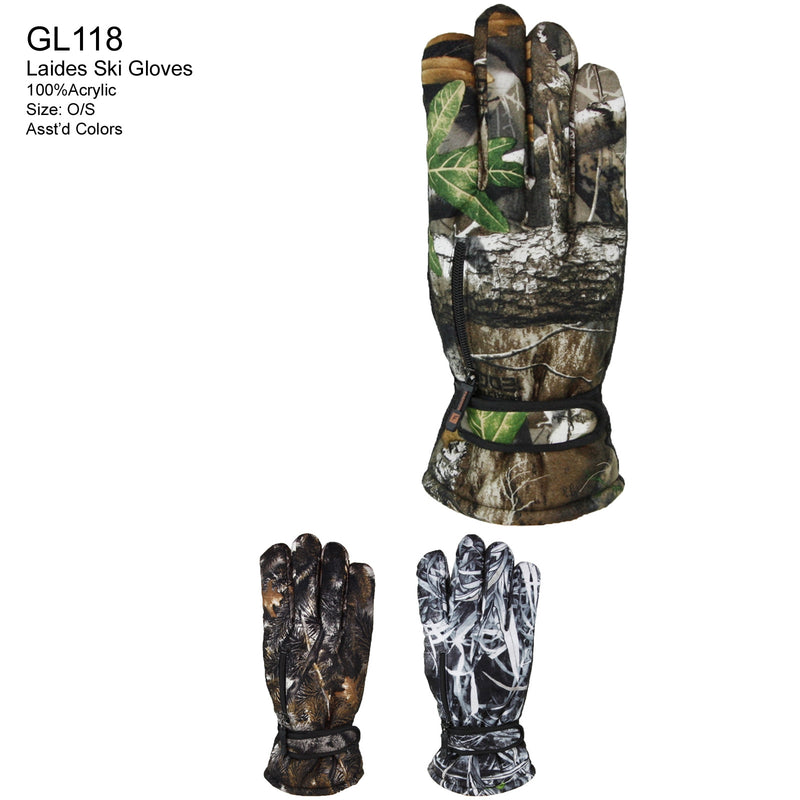 GL118 - One Dozen Mens Ski Gloves
