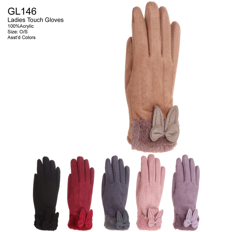 GL146 - One Dozen Ladies Texting Gloves
