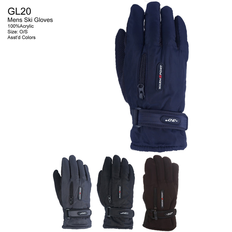 GL20 - One Dozen Mens Gloves