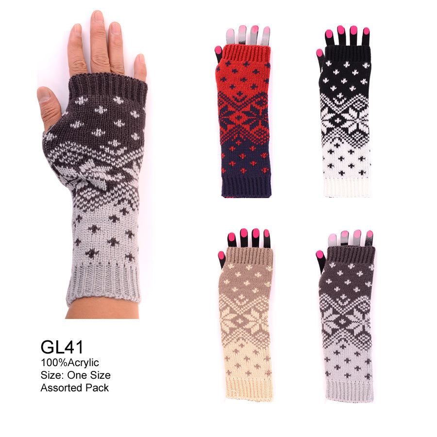 GL41 - One Dozen Ladies Arm Warmer Gloves