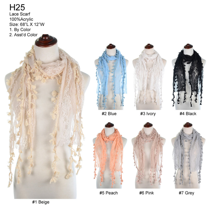 H25 - One Dozen Scarves