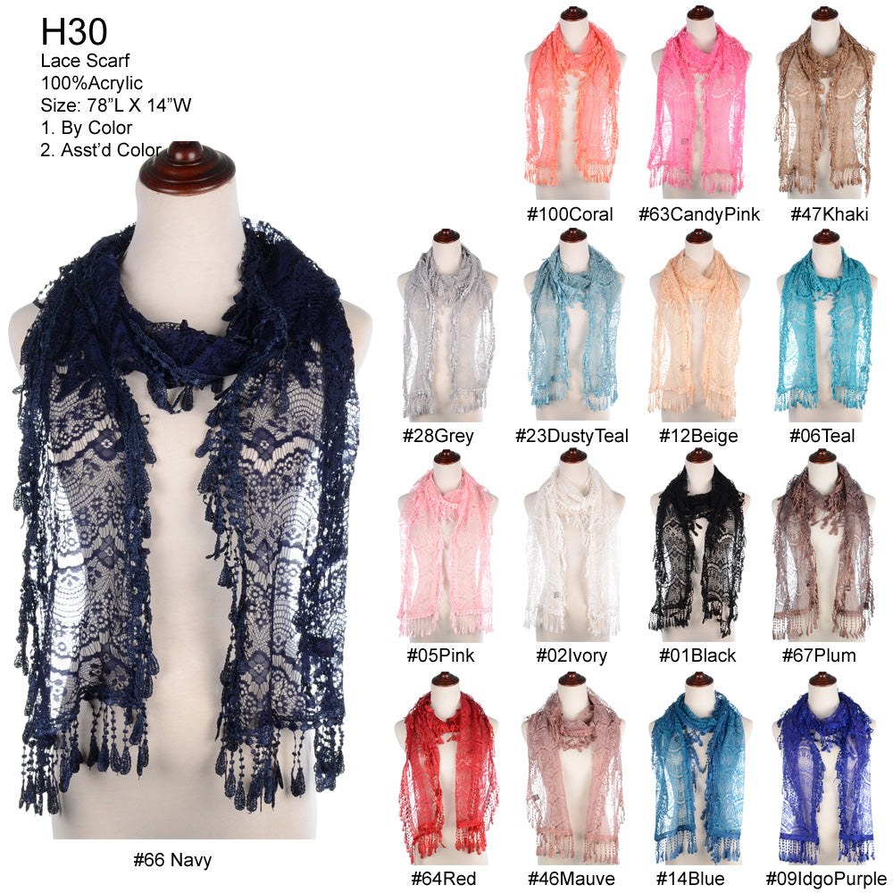 H30 - One Dozen Scarves