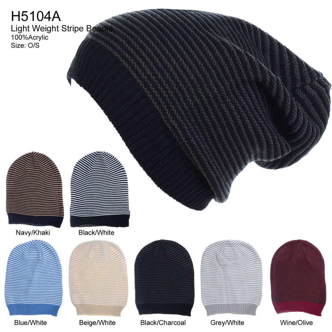 H5104A - One Dozen Unisex Beanie Hats