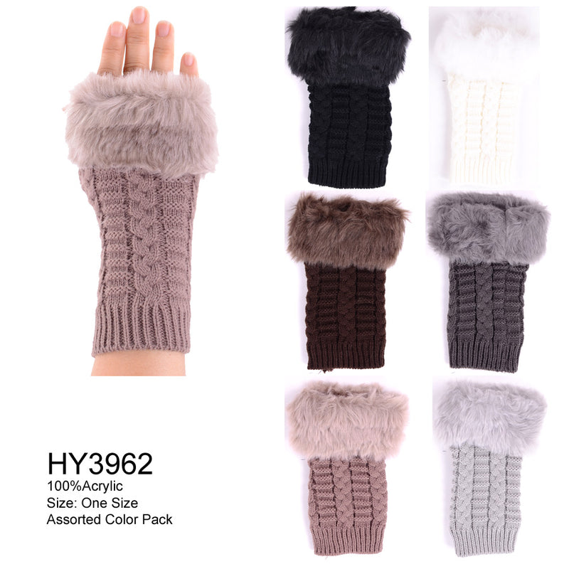 HY3962 - One Dozen Ladies Handwarmer Gloves