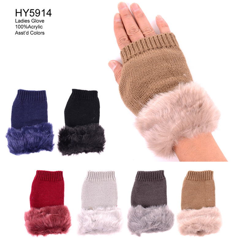 HY5914 - One Dozen Ladies Handwarmer Gloves
