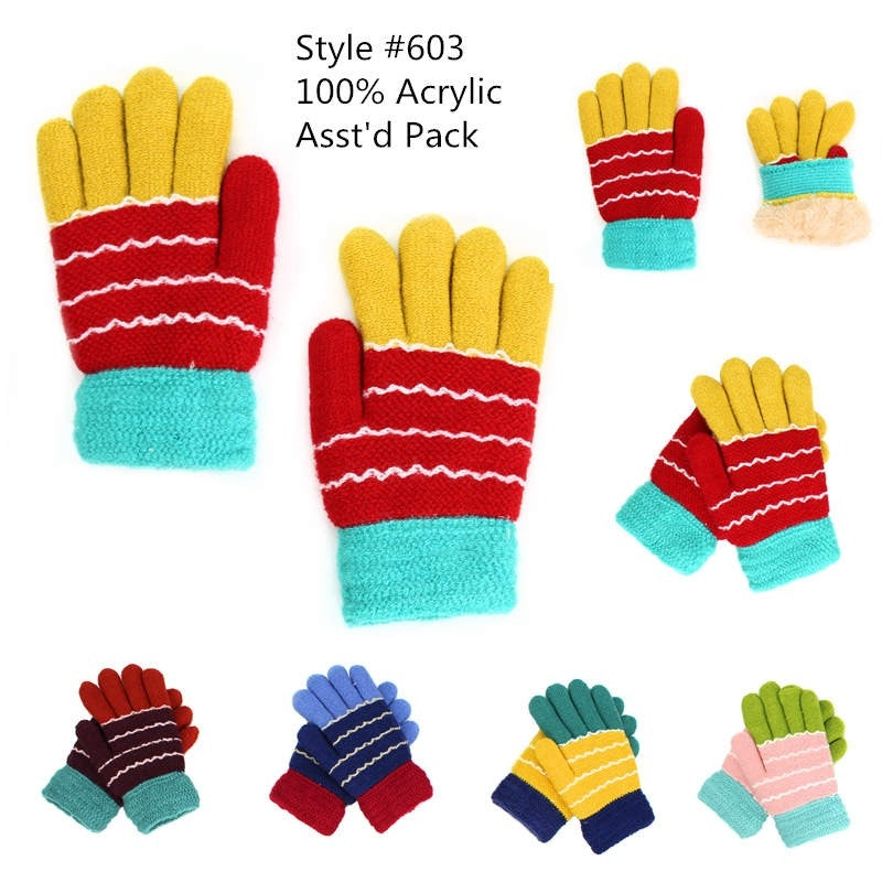 603 - One Dozen Kids Gloves