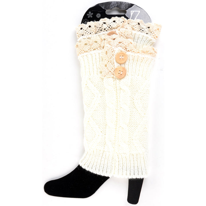 J04 - One Dozen cable knitted lace trim