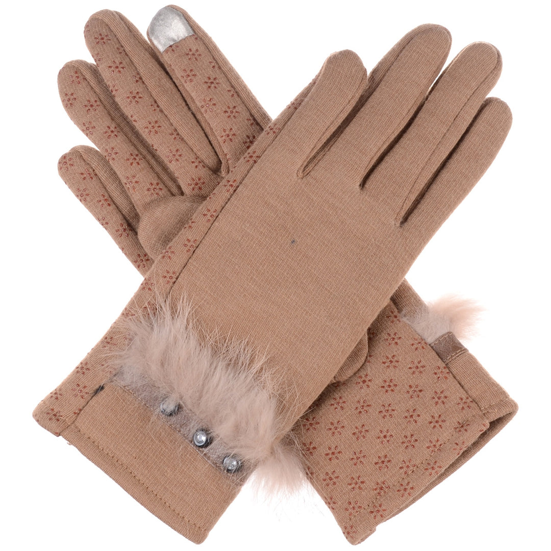 J312 - One Dozen Ladies Fleece Texting Gloves