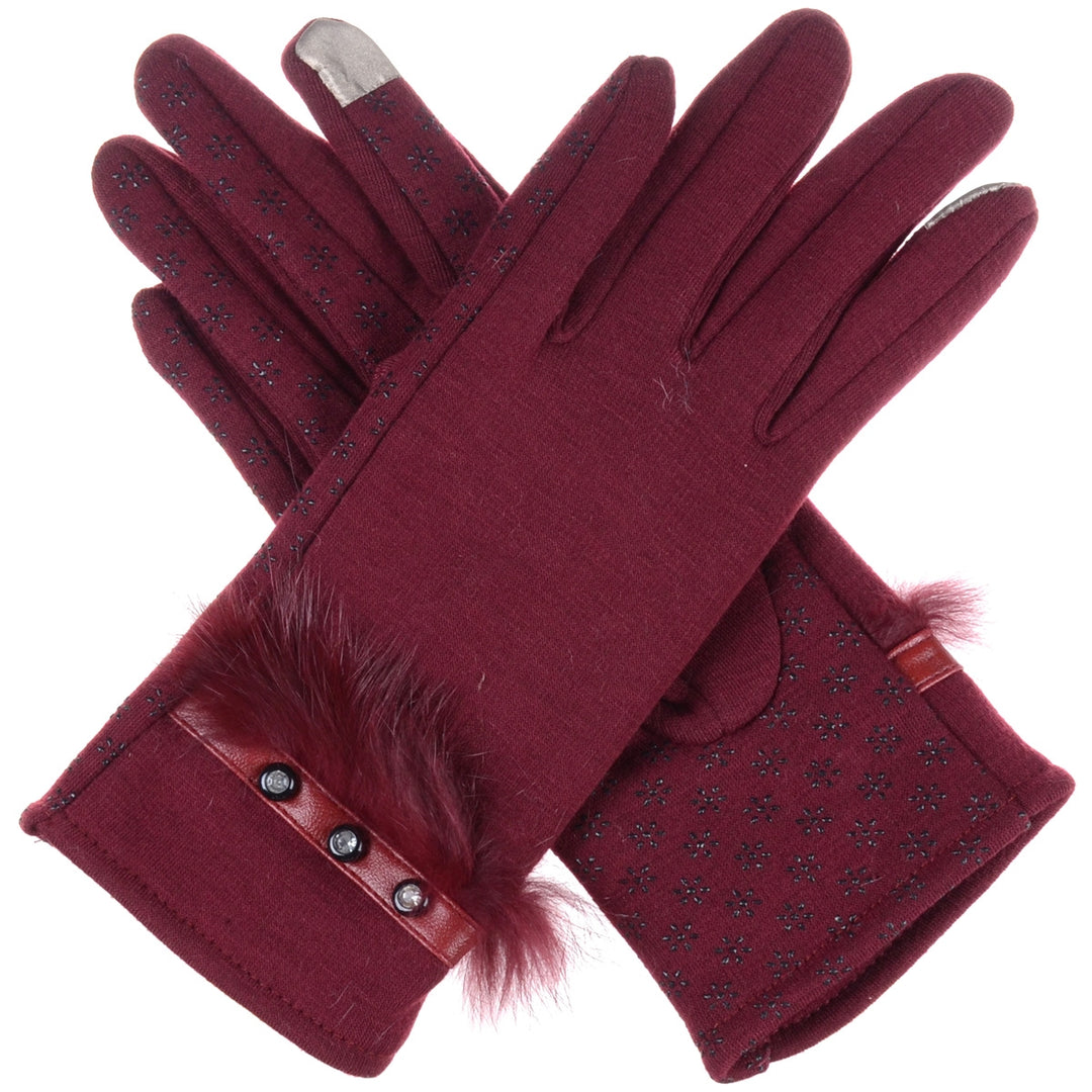 J312 - One Dozen Ladies Fleece Texting Gloves
