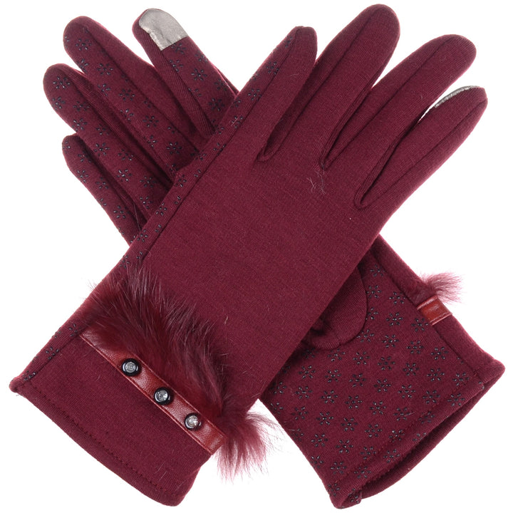 J312 - One Dozen Ladies Fleece Texting Gloves