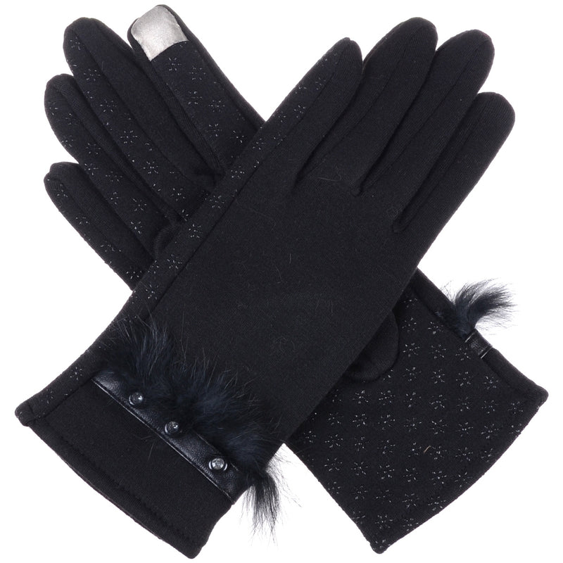 J312 - One Dozen Ladies Fleece Texting Gloves