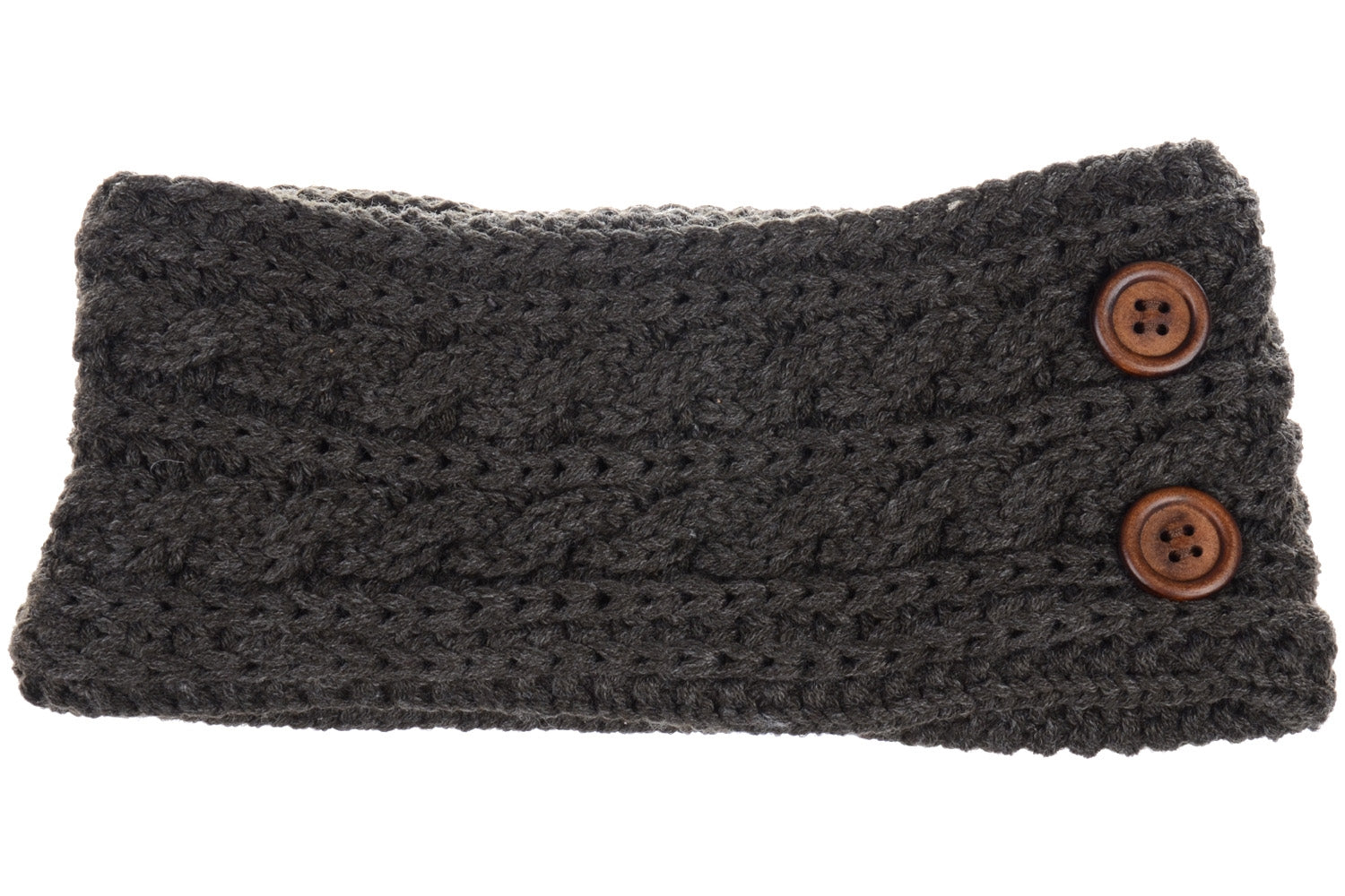 JB710 - One Dozen Cable Knitted Fuzzy Lined Ear Warmer Headband
