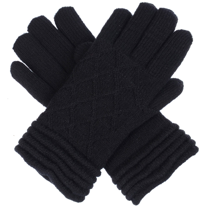 JG503 - One Dozen Ladies Knit Fishnet Pattern Gloves