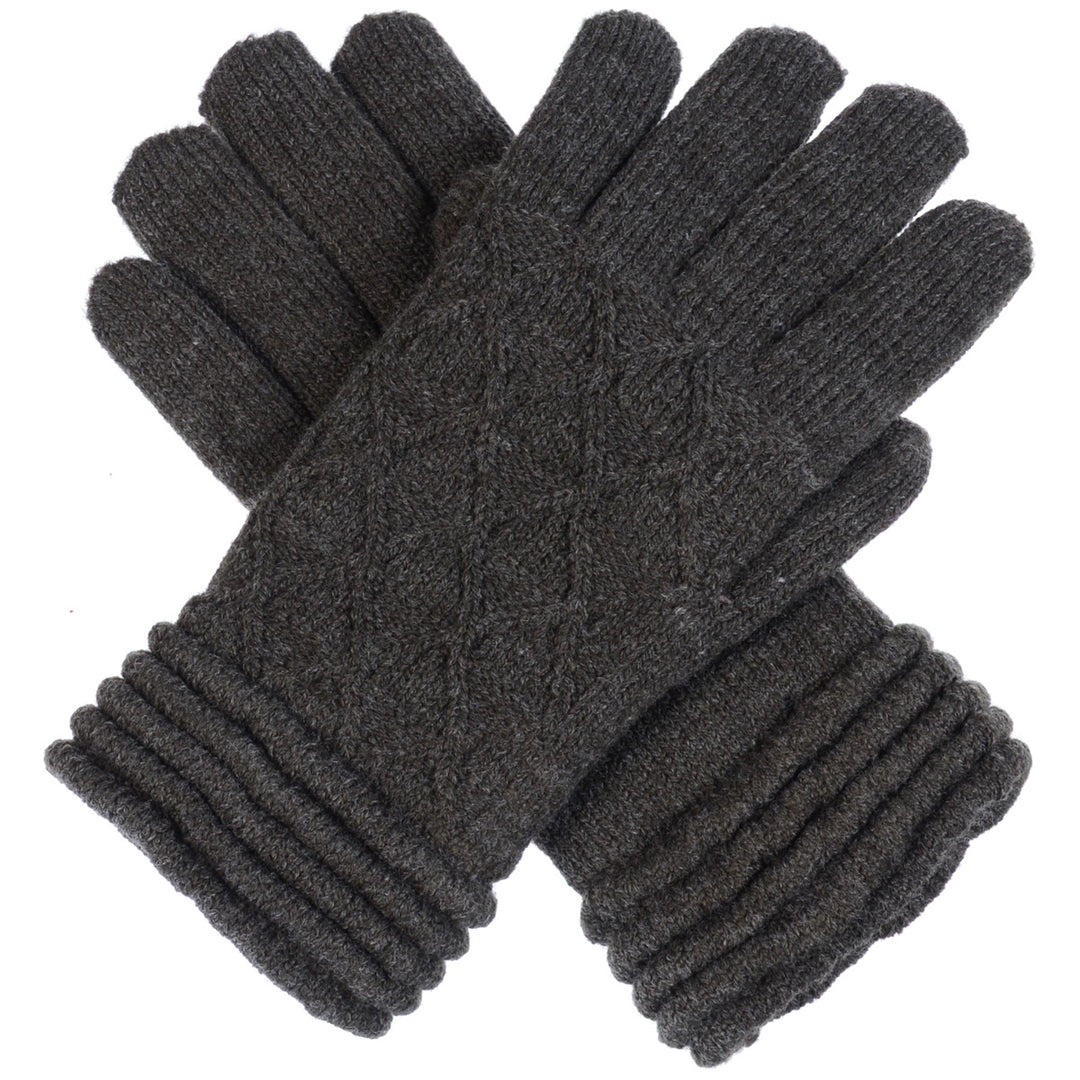 JG503 - One Dozen Ladies Knit Fishnet Pattern Gloves