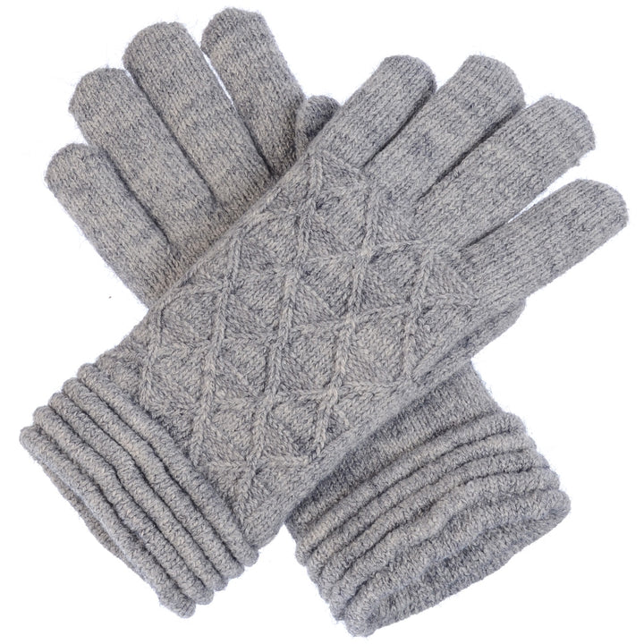 JG503 - One Dozen Ladies Knit Fishnet Pattern Gloves