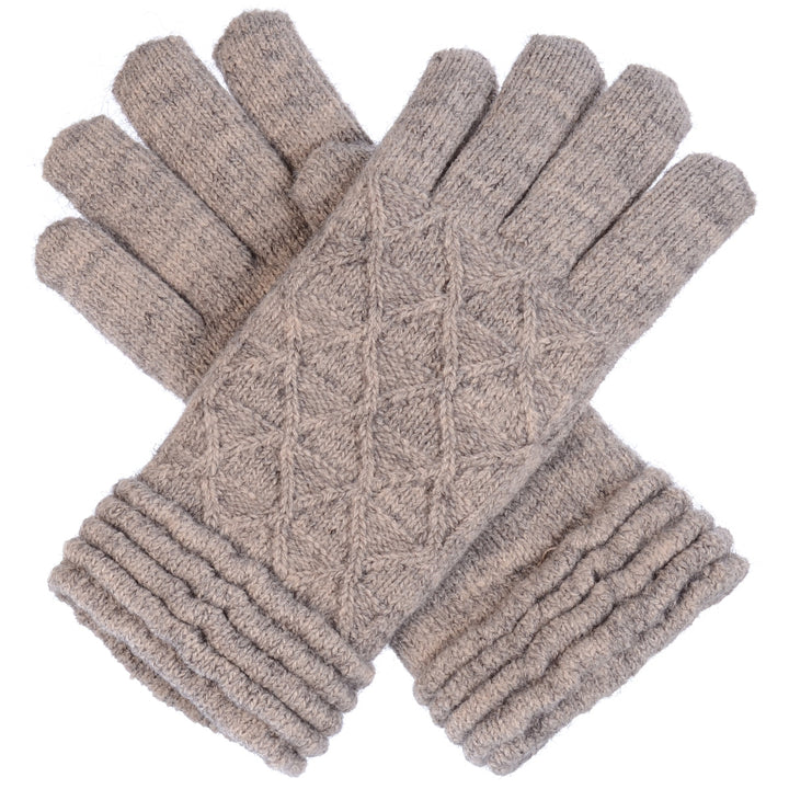 JG503 - One Dozen Ladies Knit Fishnet Pattern Gloves
