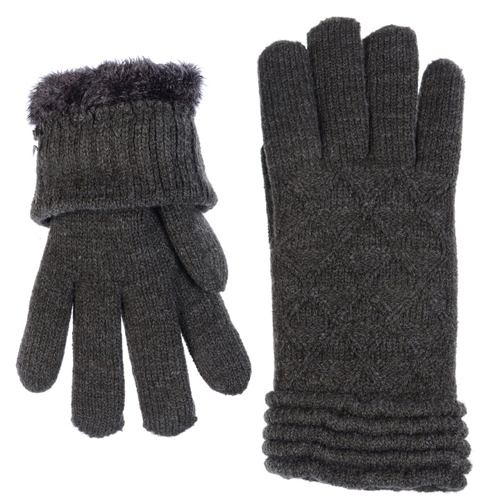 JG503 - One Dozen Ladies Knit Fishnet Pattern Gloves