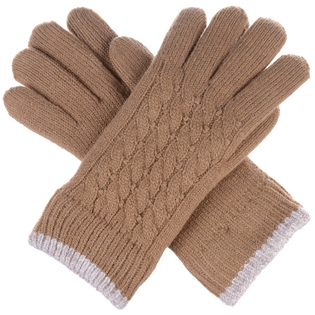 JG505 - One Dozen Ladies Twist Pattern Gloves