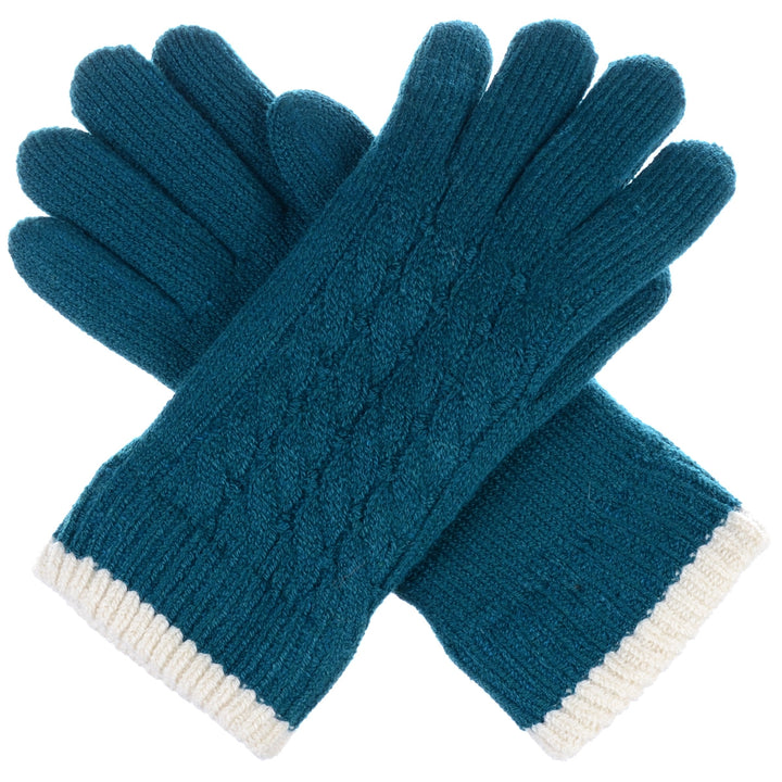 JG505 - One Dozen Ladies Twist Pattern Gloves