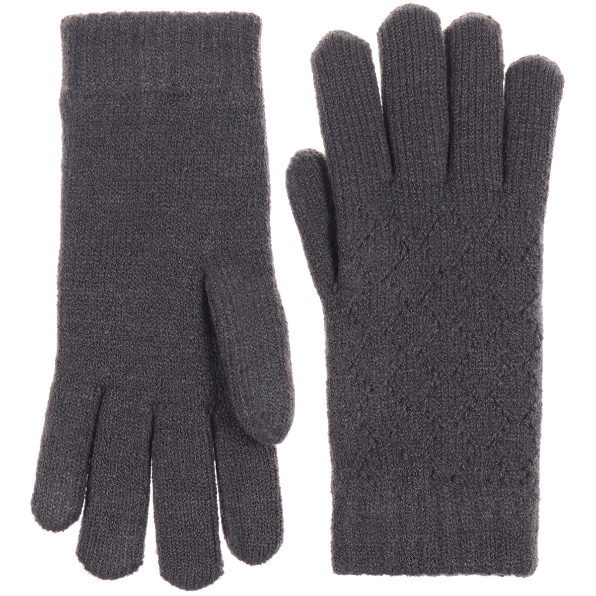 JG507M - One Dozen Ladies Lattice Pattern Soft inside fur lining Gloves