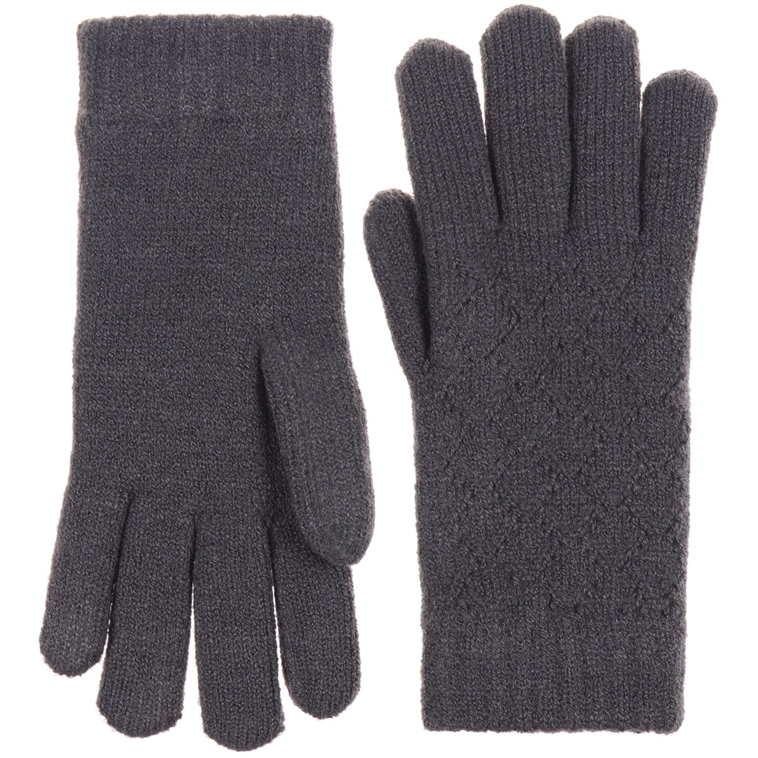 JG507M - One Dozen Ladies Lattice Pattern Soft inside fur lining Gloves