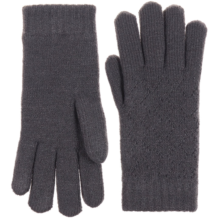 JG507M - One Dozen Ladies Lattice Pattern Soft inside fur lining Gloves