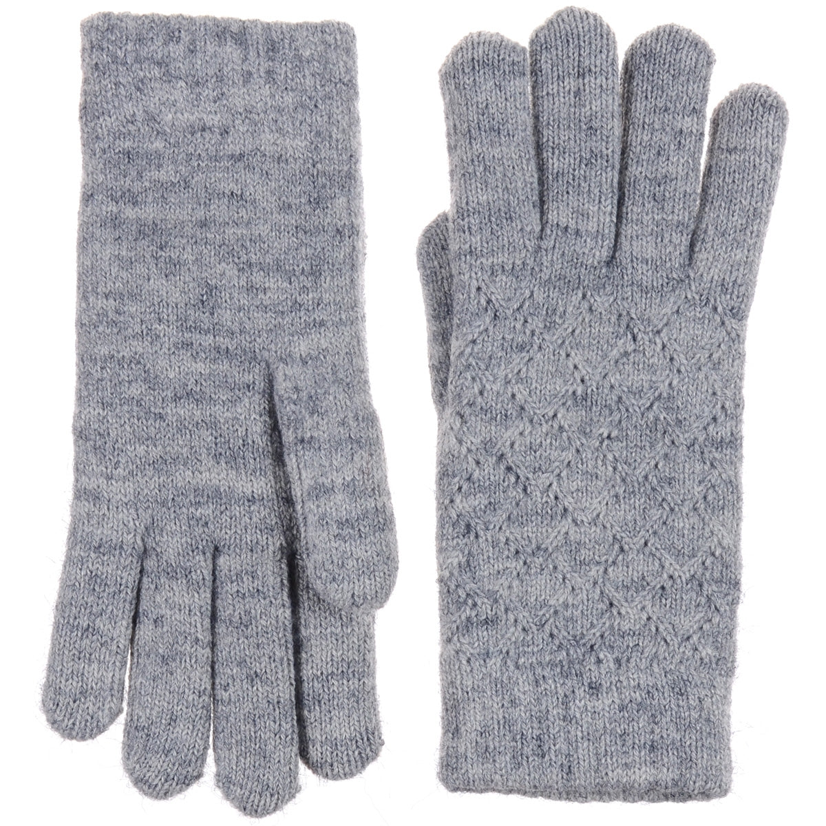 JG507M - One Dozen Ladies Lattice Pattern Soft inside fur lining Gloves