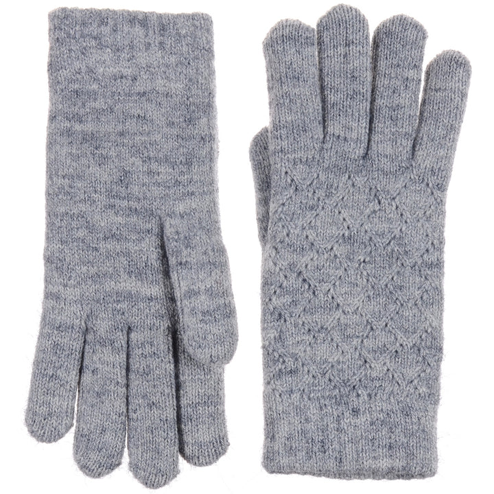 JG507M - One Dozen Ladies Lattice Pattern Soft inside fur lining Gloves