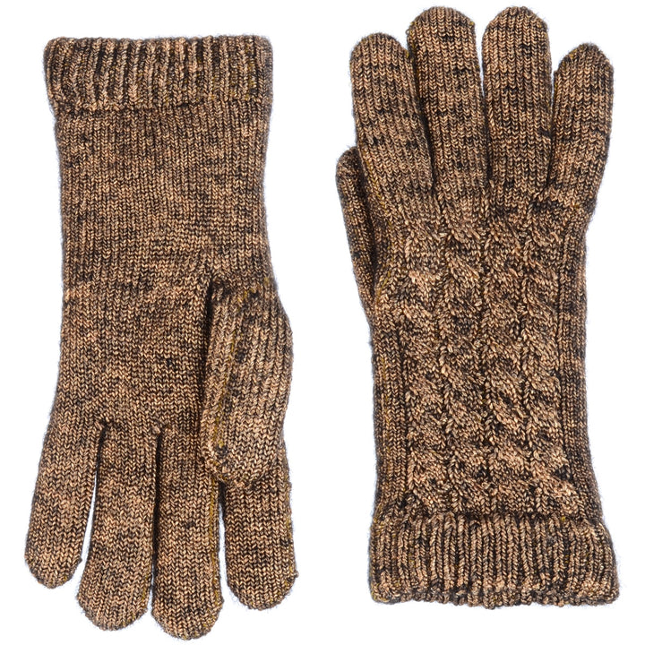 JG509 - One Dozen Ladies Metallic Double Layer Linging Knit Gloves