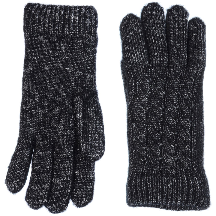 JG509 - One Dozen Ladies Metallic Double Layer Linging Knit Gloves
