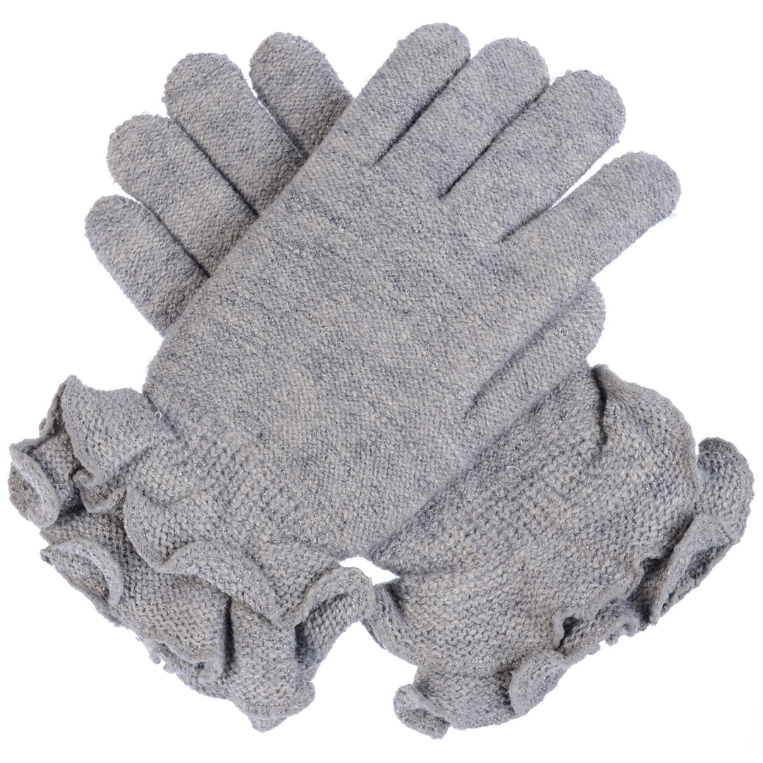 JG512 - One Dozen Ladies Pierrot Knit Pattern Gloves