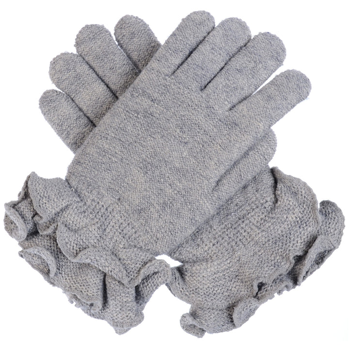 JG512 - One Dozen Ladies Pierrot Knit Pattern Gloves