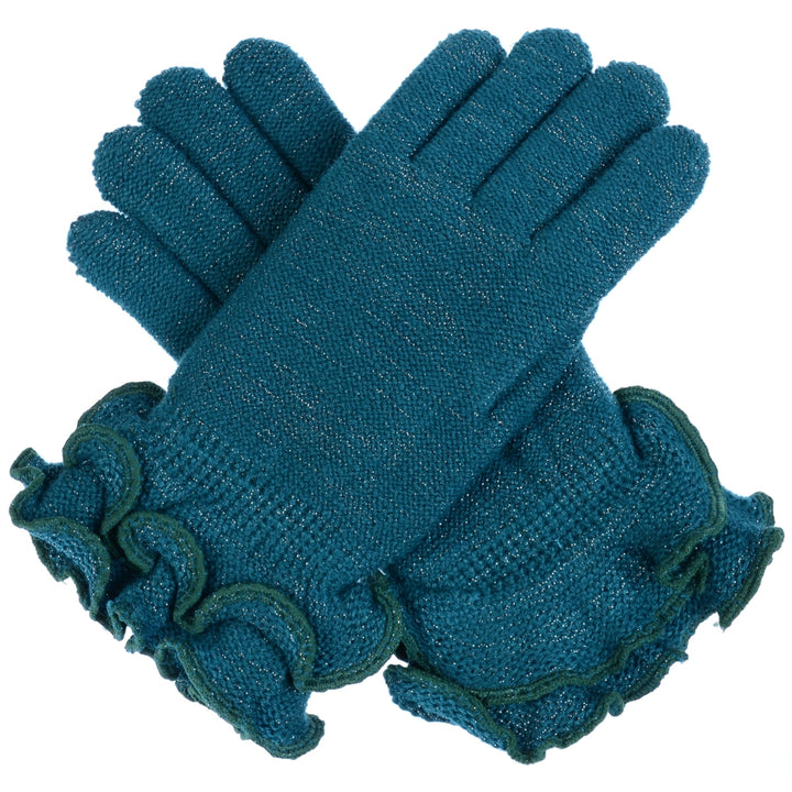 JG512 - One Dozen Ladies Pierrot Knit Pattern Gloves