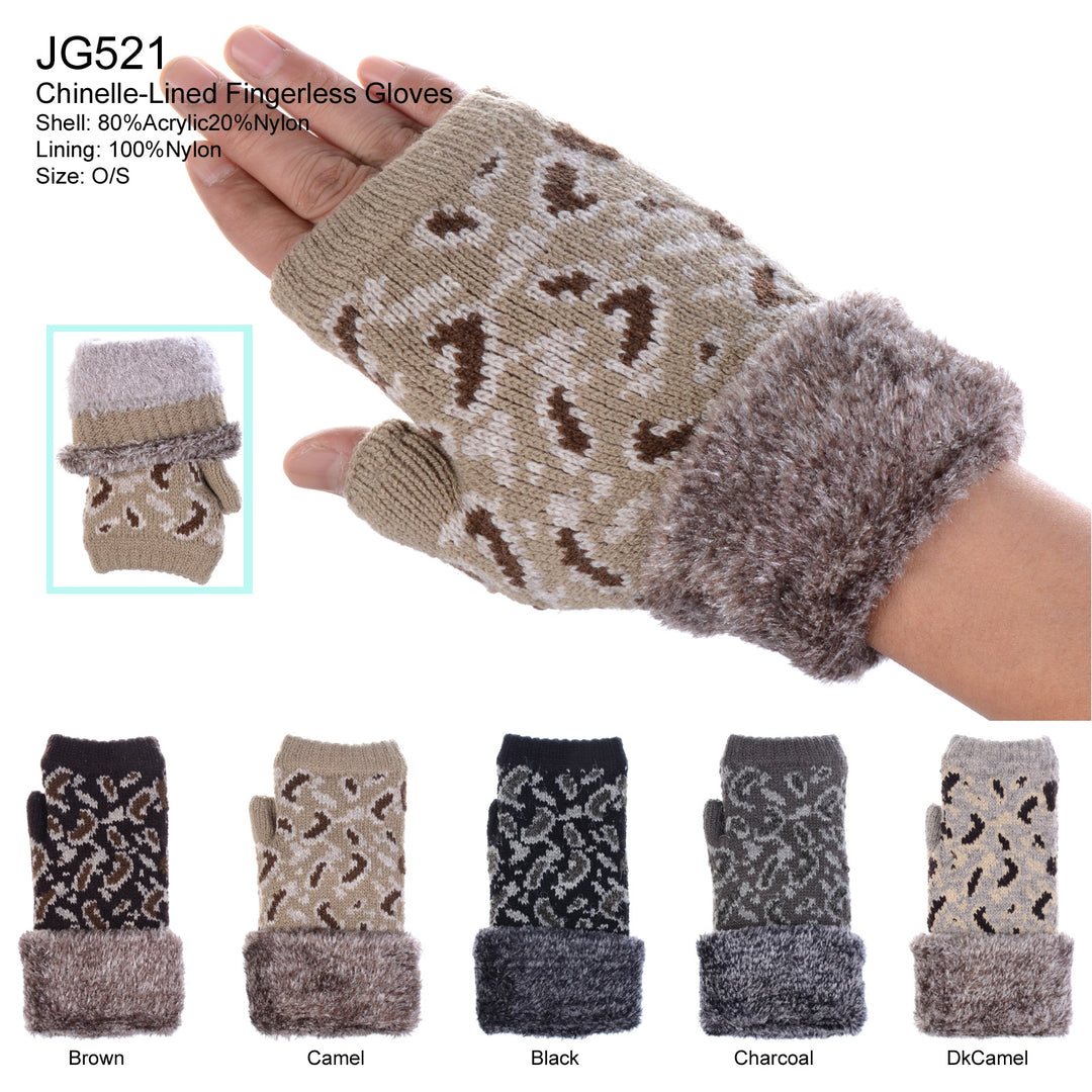 JG521 - One Dozen Ladies Handwarmer Gloves