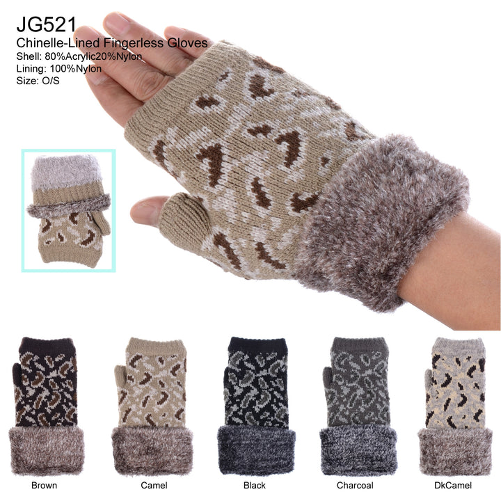 JG521 - One Dozen Ladies Handwarmer Gloves