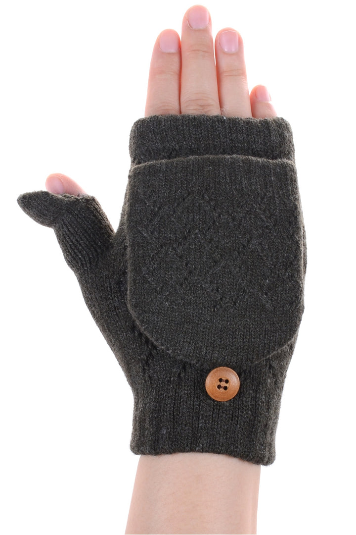 JG602 - One Dozen Ladies Convertible Fingerless Gloves